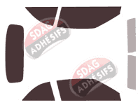 Kit film teinté Audi A3 (3) Cabriolet 2 portes (2014 - 2020) Kit film teinté Audi A3 (3) Cabriolet 2 portes (2014 - 2020)