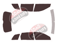 Kit film teinté Audi A3 (2) Sportback 5 portes (2004 - 2012) Kit film teinté Audi A3 (2) Sportback 5 portes (2004 - 2012)