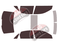 Kit film teinté Audi A4 (3) Berline 4 portes (2005 - 2008) Kit film teinté Audi A4 (3) Berline 4 portes (2005 - 2008)