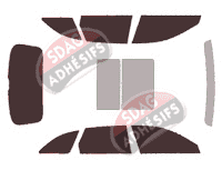 Kit film teinté Audi A4 (5) Avant Break 5 portes (2015 - 2023) Kit film teinté Audi A4 (5) Avant Break 5 portes (2015 - 2023)