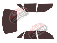 Kit film teinté Audi A6 (1) Berline 4 portes (1994 - 1997) Kit film teinté Audi A6 (1) Berline 4 portes (1994 - 1997)