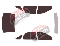 Kit film teinté Audi A6 (2) Berline 4 portes (1997 - 2004) Kit film teinté Audi A6 (2) Berline 4 portes (1997 - 2004)