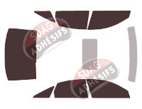 Kit film teinté Audi A6 (3) Berline 4 portes (2004 - 2011) Kit film teinté Audi A6 (3) Berline 4 portes (2004 - 2011)