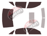 Kit film teinté Audi A6 (4) Berline 4 portes (2011 - 2018) Kit film teinté Audi A6 (4) Berline 4 portes (2011 - 2018)