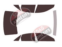 Kit film teinté Audi A6 (5) Berline 4 portes (depuis 2019) Kit film teinté Audi A6 (5) Berline 4 portes (depuis 2019)