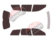 Kit film teinté Audi A6 (2) Avant Break 5 portes (1997 - 2004) Kit film teinté Audi A6 (2) Avant Break 5 portes (1997 - 2004)