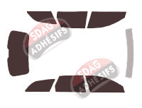 Kit film teinté Audi A6 (3) Avant Break 5 portes (2005 - 2011) Kit film teinté Audi A6 (3) Avant Break 5 portes (2005 - 2011)