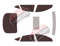 Kit film teinté Audi A7 (1) Sportback Berline 5 portes (2010 - 2018)