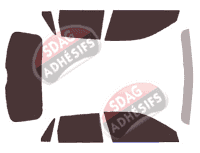 Kit film teinté Audi Q2 (1) 5 portes (2015 - 2023)