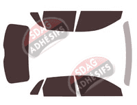 Kit film teinté Audi Q3 (2) 5 portes (depuis 2019)