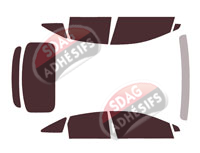 Kit film teinté Audi Q4 / Q4 E-tron (1) Sportback 5 portes (depuis 2021)