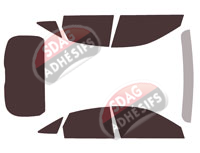 Kit film teinté Audi Q5 (2) Sportback 5 portes (depuis 2020)