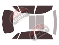 Kit film teinté Audi Q8 (1) 5 portes (depuis 2018)