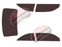 Kit film teinté Bentley Brooklands Coupé 2 portes (2008 - 2011)