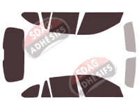 Kit film teinté Bmw X1 / iX1 (2) 5 portes (2015 - 2022) Kit film teinté Bmw X1 / iX1 (2) 5 portes (2015 - 2022)