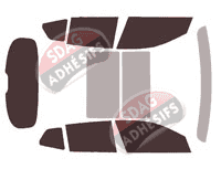 Kit film teinté Bmw X2 (1) 5 portes (2018 - 2024)