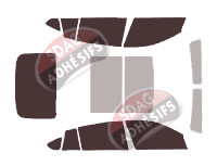 Kit film teinté Bmw Serie 5 / i5 (7) Gran Tourismo 5 portes (2009 - 2017)