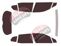 Kit film teinté Bmw iX 5 portes (depuis 2022)