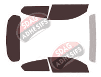 Kit film teinté Bmw Serie 1 (2) 3 portes (2012 - 2017) Kit film teinté Bmw Serie 1 (2) 3 portes (2012 - 2017)