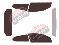 Kit film teinté Bmw Serie 1 (2) (phase 2) 3 portes (2017 - 2019) Kit film teinté Bmw Serie 1 (2) (phase 2) 3 portes (2017 - 2019)