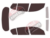 Kit film teinté Bmw Serie 1 (2) (phase 2) 5 portes (2017 - 2019) Kit film teinté Bmw Serie 1 (2) (phase 2) 5 portes (2017 - 2019)