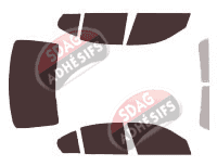 Kit film teinté Bmw Serie 3 (6) Berline 4 portes (2012 - 2018)