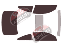 Kit film teinté Bmw Serie 4 / i4 (1) Coupe 2 portes (2014 - 2021)
