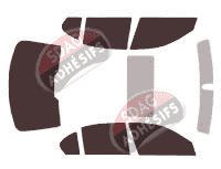 Kit film teinté Bmw Serie 5 / i5 (5) Berline 4 portes (2003 - 2010) Kit film teinté Bmw Serie 5 / i5 (5) Berline 4 portes (2003 - 2010)