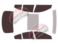 Kit film teinté Bmw Serie 6 (3) Gran Coupe Berline 4 portes (2012 - 2018)