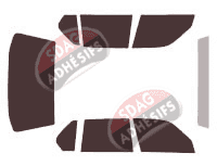 Kit film teinté Bmw Serie 7 / i7 (2) Longue Berline 4 portes (1986 - 1994)
