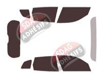 Kit film teinté Bmw X3 / iX3 (4) 5 portes (depuis 2024) Kit film teinté Bmw X3 / iX3 (4) 5 portes (depuis 2024)