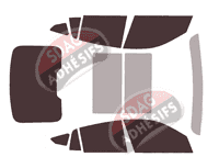 Kit film teinté Bmw X6 (3) 5 portes (depuis 2020)