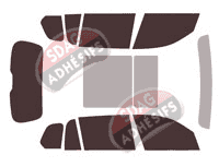 Kit film teinté Bmw X7 (1) 5 portes (depuis 2019)