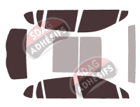 Kit film teinté Buick Envision (1) 5 portes (2015 - 2020) Kit film teinté Buick Envision (1) 5 portes (2015 - 2020)