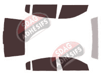 Kit film teinté Buick Lucerne Berline 4 portes (2005 - 2011)