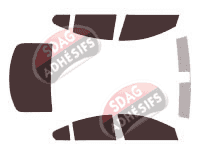 Kit film teinté Buick Regal (5) Berline 4 portes (2008 - 2016) Kit film teinté Buick Regal (5) Berline 4 portes (2008 - 2016)