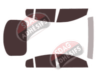 Kit film teinté Buick Regal (6) Sportback 5 portes (2017 - 2021) Kit film teinté Buick Regal (6) Sportback 5 portes (2017 - 2021)