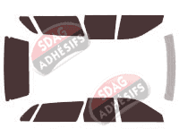 Kit film teinté Buick Roadmaster Wagon Break 5 portes (1990 - 1996)