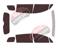 Kit film teinté Byd E6 (1) 5 portes (depuis 2023)