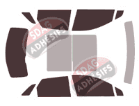 Kit film teinté Cadillac XT-5 5 portes (depuis 2016)