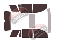 Kit film teinté Cadillac Escalade (4) 5 portes (2014 - 2020) Kit film teinté Cadillac Escalade (4) 5 portes (2014 - 2020)