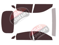 Kit film teinté Changan CS85 (1) 5 portes (depuis 2021)