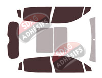 Kit film teinté Changan CS15 (1) 5 portes (depuis 2018)
