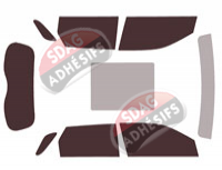 Kit film teinté Changan CS55 (1) Plus 5 portes (depuis 2017)