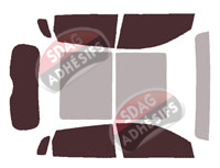 Kit film teinté Changan CS55 (1) Plus II 5 portes (depuis 2021)
