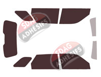 Kit film teinté Changan CS95 (1) 5 portes (depuis 2018)