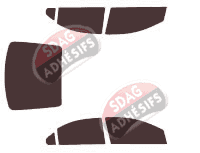 Kit film teinté Chevrolet Aveo (2) Berline 4 portes (2011 - 2024)