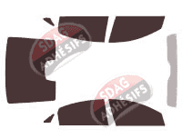 Kit film teinté Chevrolet Caprice (6) Berline 4 portes (2006 - 2017)
