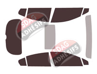 Kit film teinté Chevrolet Cruze (2) 5 portes (2016 - 2022)