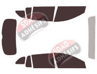 Kit film teinté Chevrolet Cruze (1) SW Break 5 portes (2012 - 2018)